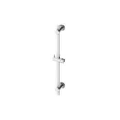 Aquadry Oria Chrome Effect Straight Adjustable Shower Riser Rail, 78.8cm