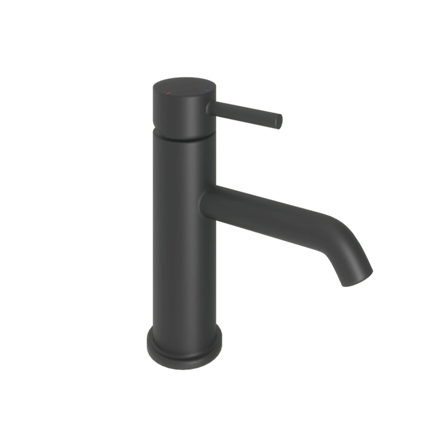 Aquadry Oria Matt Black Round Deck-mounted Sink Tap 3 Aquadry Oria Matt Black Round Deck-mounted Sink Tap