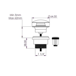 Aquadry Oria Sink Or Worktop Tap -Crystal Bathware aquadry oria sink or worktop tap5055341768817 01t bq