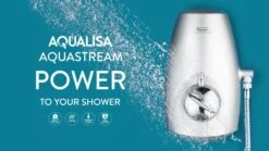 Aqualisa Aquastream 4-spray Pattern White Chrome Effect Thermostatic Mixer Shower -Crystal Bathware aqualisa aquastream 4 spray pattern white chrome effect thermostatic mixer shower5023942128965 lcl en