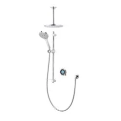 Aqualisa Optic Q Concealed Valve Gravity-pumped Smart Digital Mixer Shower With Adjustable & Ceiling-fixed Head