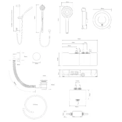 Aqualisa Optic Q Concealed Valve Gravity-pumped Smart Digital Mixer Shower With Overflow Bath Filler & Adjustable Head -Crystal Bathware aqualisa optic q concealed valve gravity pumped smart digital mixer shower with overflow bath filler adjustable head5023942267855 01t bq