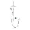 Aqualisa Optic Q Concealed Valve HP/Combi Smart Digital Mixer Shower With Adjustable & Ceiling-fixed Head -Crystal Bathware aqualisa optic q concealed valve hp combi smart digital mixer shower with adjustable ceiling fixed head5023942267794 01c bq