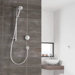 Aqualisa Smart Link Chrome Effect Concealed Valve Shower -Crystal Bathware aqualisa smart link chrome effect concealed valve shower5023942267107 01i