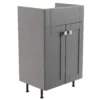 Ashford Matt Dusty Grey Freestanding Bathroom Vanity Cabinet (W)495mm (H)820mm 2 Ashford Matt Dusty Grey Freestanding Bathroom Vanity Cabinet (W)495mm (H)820mm -Crystal Bathware ashford matt dusty grey freestanding bathroom vanity cabinet w 495mm h 820mm5059340682907 03c bq