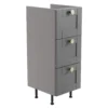 Ashford Matt Dusty Grey Shaker Freestanding 3 Drawer Base Unit (W)295mm (H)820mm 2 Ashford Matt Dusty Grey Shaker Freestanding 3 Drawer Base Unit (W)295mm (H)820mm -Crystal Bathware ashford matt dusty grey shaker freestanding 3 drawer base unit w 295mm h 820mm5059340682846 03c bq