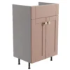 Ashford Matt Dusty Pink Freestanding Bathroom Vanity Cabinet (W)495mm (H)820mm 1 Ashford Matt Dusty Pink Freestanding Bathroom Vanity Cabinet (W)495mm (H)820mm -Crystal Bathware ashford matt dusty pink freestanding bathroom vanity cabinet w 495mm h 820mm5059340682914 03c bq