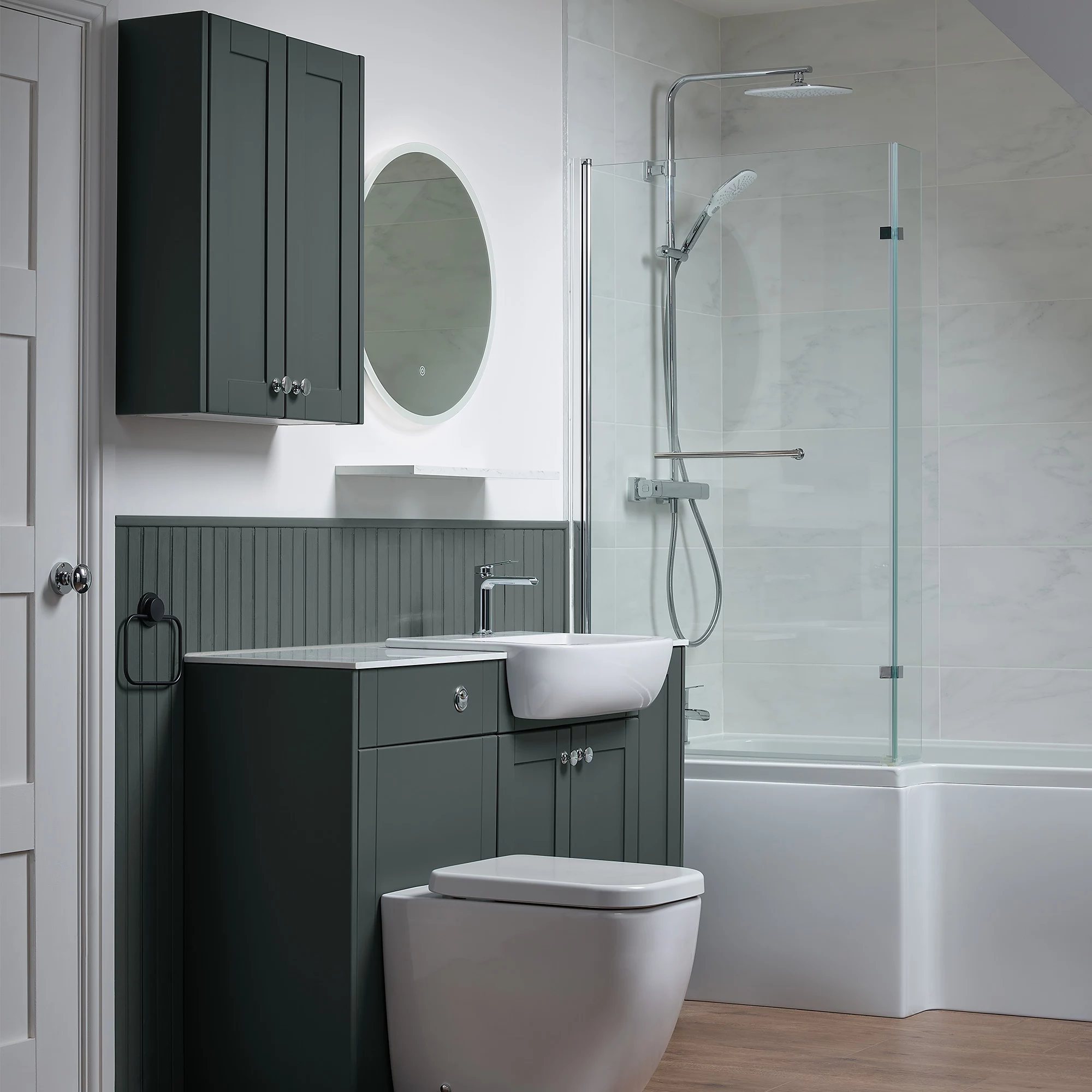 Ashford Matt Green Straight Plinth (L)2400mm 7 Ashford Matt Green Straight Plinth (L)2400mm - Image 5