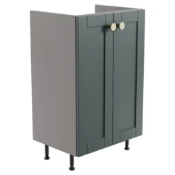 Ashford Matt Kombu Green Shaker Freestanding Base Unit (W)495mm (H)820mm