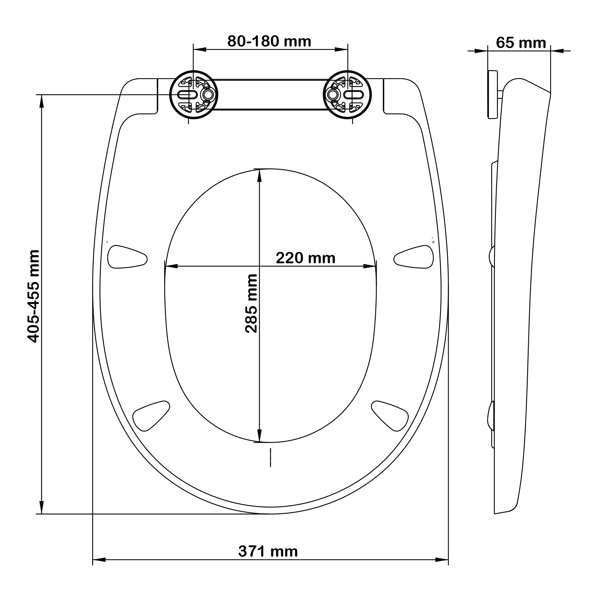Bemis Click & Clean Classic White Top Fix Soft Close Toilet Seat 9 Bemis Click & Clean Classic White Top Fix Soft Close Toilet Seat - Image 7