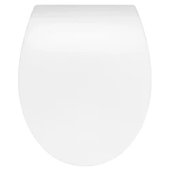 Bemis Click & Clean Slim White Top Fix Soft Close Toilet Seat -Crystal Bathware bemis click clean slim white top fix soft close toilet seat5012799282234 02c bq