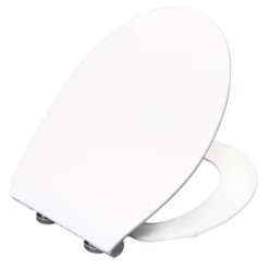 Bemis Click & Clean Slim White Top Fix Soft Close Toilet Seat -Crystal Bathware bemis click clean slim white top fix soft close toilet seat5012799282234 07c bq