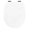 Bemis Hudson White Ultra-Fix Bottom Fix Soft Close Toilet Seat