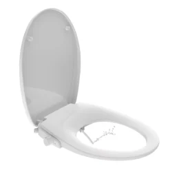 Bemis Pure Clean White Ultra-Fix Top Or Bottom Fix Standard Soft Close Bidet Toilet Seat -Crystal Bathware bemis pure clean white ultra fix top or bottom fix standard soft close bidet toilet seat5012799282982 03c bq