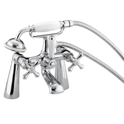 Bristan Corinth Chrome Effect Traditional Double Deck Shower Mixer Tap