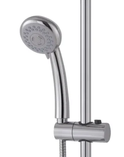 Chrome Effect 3-spray Pattern Shower Kit -Crystal Bathware chrome effect 3 spray pattern shower kit3663602950448 02bq