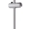 Chrome Effect Straight Shower Riser Rail -Crystal Bathware chrome effect straight shower riser rail3663602950301 01c bq