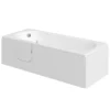 Cooke & Lewis Acrylic Left-handed Rectangular Walk-in White 0 Tap Hole Bath (L)1700mm (W)700mm -Crystal Bathware cooke lewis acrylic left handed rectangular walk in white 0 tap hole bath l 1700mm w 700mm3663602111641 01c