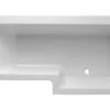 Cooke & Lewis Adelphi Acrylic Right-handed L-shaped White Shower 0 Tap Hole Bath (L)1675mm (W)850mm 2 Cooke & Lewis Adelphi Acrylic Right-handed L-shaped White Shower 0 Tap Hole Bath (L)1675mm (W)850mm -Crystal Bathware cooke lewis adelphi acrylic right handed l shaped white shower 0 tap hole bath l 1675mm w 850mm03827086 02c bq