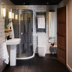 Cooke & Lewis Affini White Close-coupled Toilet With Soft Close Seat -Crystal Bathware cooke lewis affini white close coupled toilet with soft close seat5397007210316 05bq