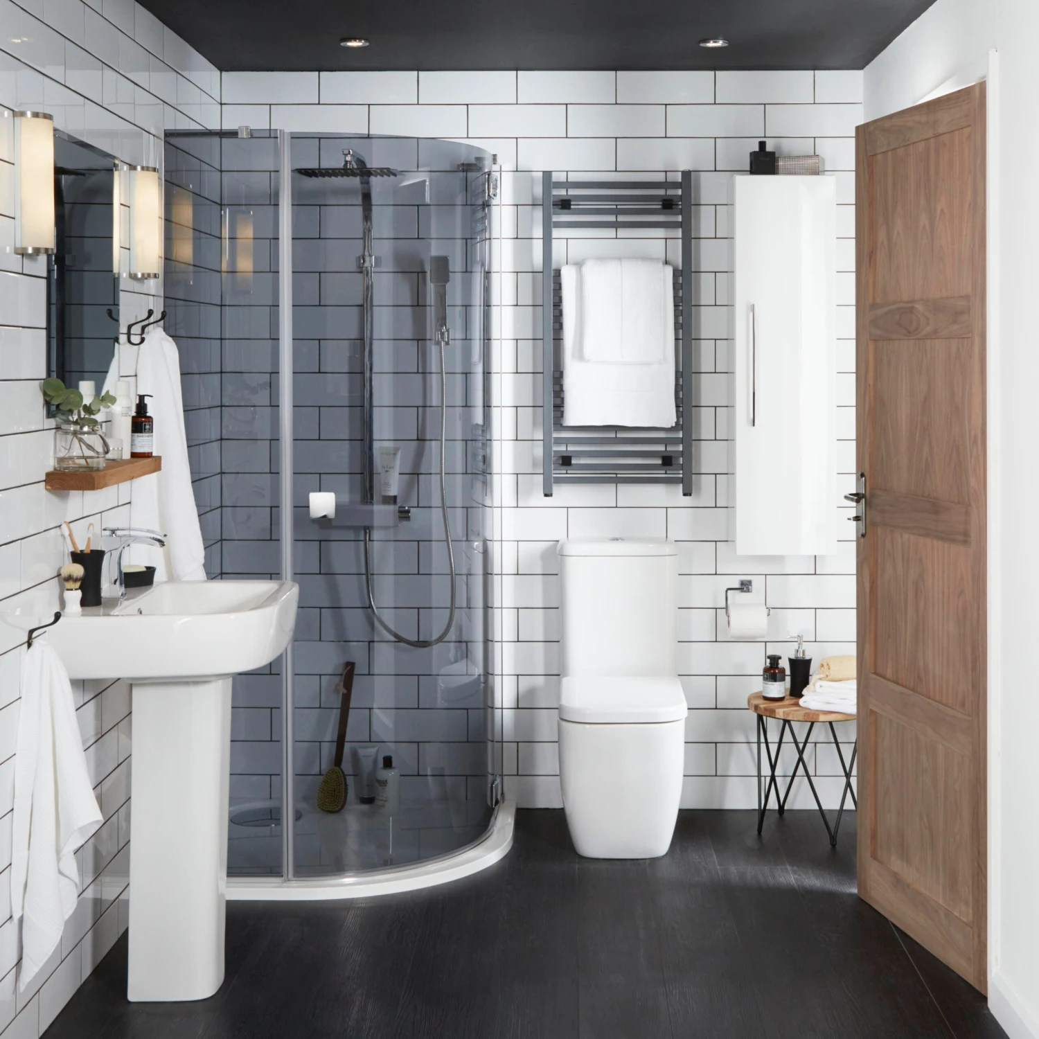 Cooke & Lewis Affini White Square Semi-recessed Basin (W)56cm 4 Cooke & Lewis Affini White Square Semi-recessed Basin (W)56cm - Image 2