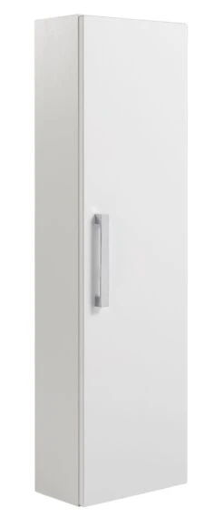 Cooke & Lewis Ardesio Tall Gloss White Single Cabinet (H)120cm (W)35cm