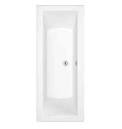 Cooke & Lewis Arezzo Acrylic Rectangular Straight 0 Tap Hole Bath (L)1700mm (W)750mm