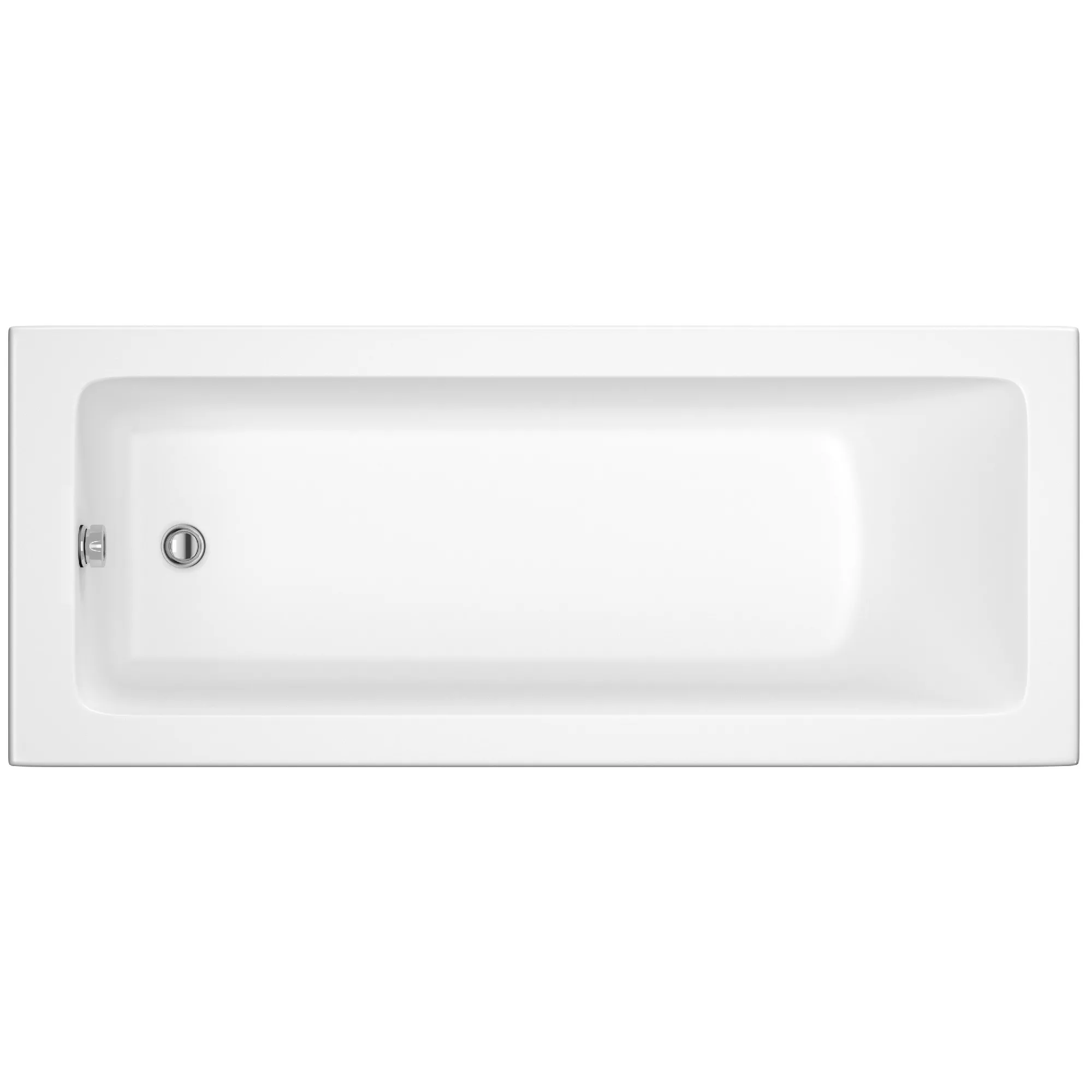 Cooke & Lewis Arezzo Acrylic Rectangular White Straight 0 Tap Hole Bath (L)1600mm (W)700mm 3 Cooke & Lewis Arezzo Acrylic Rectangular White Straight 0 Tap Hole Bath (L)1600mm (W)700mm