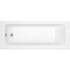 Cooke & Lewis Arezzo Supercast Acrylic Rectangular White Straight 0 Tap Hole Bath (L)1700mm (W)750mm -Crystal Bathware cooke lewis arezzo supercast acrylic rectangular white straight 0 tap hole bath l 1700mm w 750mm3663602250791 02c