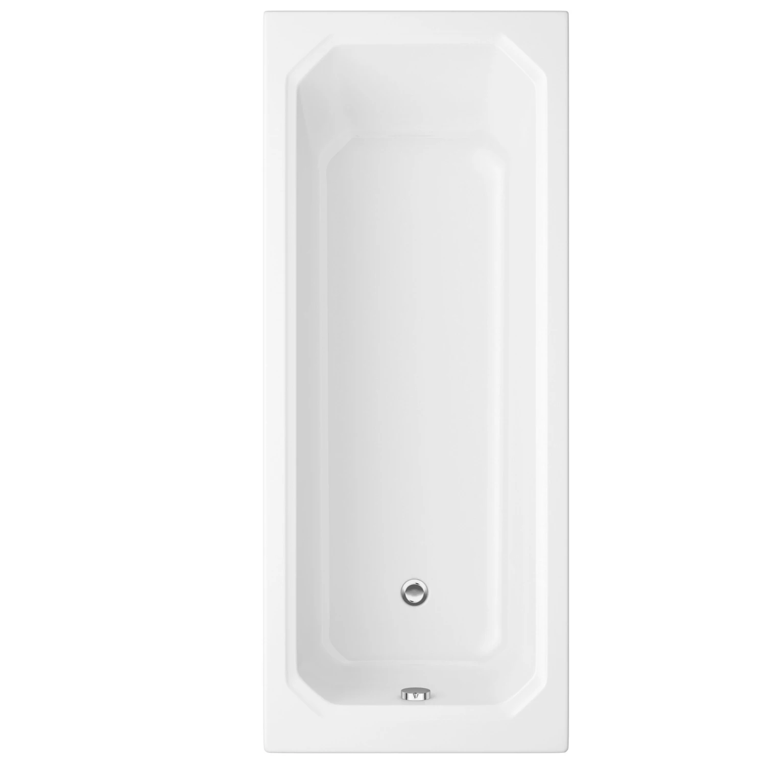 Cooke & Lewis Art Deco Acrylic Rectangular Straight 0 Tap Hole Bath (L)1700mm (W)750mm 3 Cooke & Lewis Art Deco Acrylic Rectangular Straight 0 Tap Hole Bath (L)1700mm (W)750mm