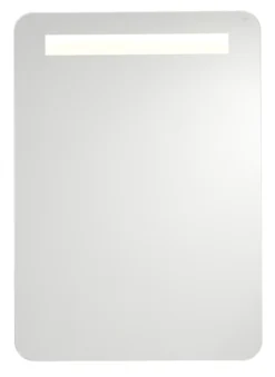 Cooke & Lewis Colwell Rectangular Frameless Illuminated Bathroom Mirror (H)700mm (W)500mm