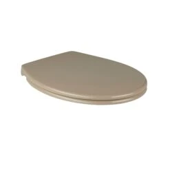Cooke & Lewis Diani Taupe Round Soft Close Toilet Seat -Crystal Bathware cooke lewis diani taupe round soft close toilet seat3663602904106 04bq