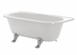 Cooke & Lewis Duchess Acrylic Oval White Freestanding 0 Tap Hole Bath (L)1675mm (W)740mm
