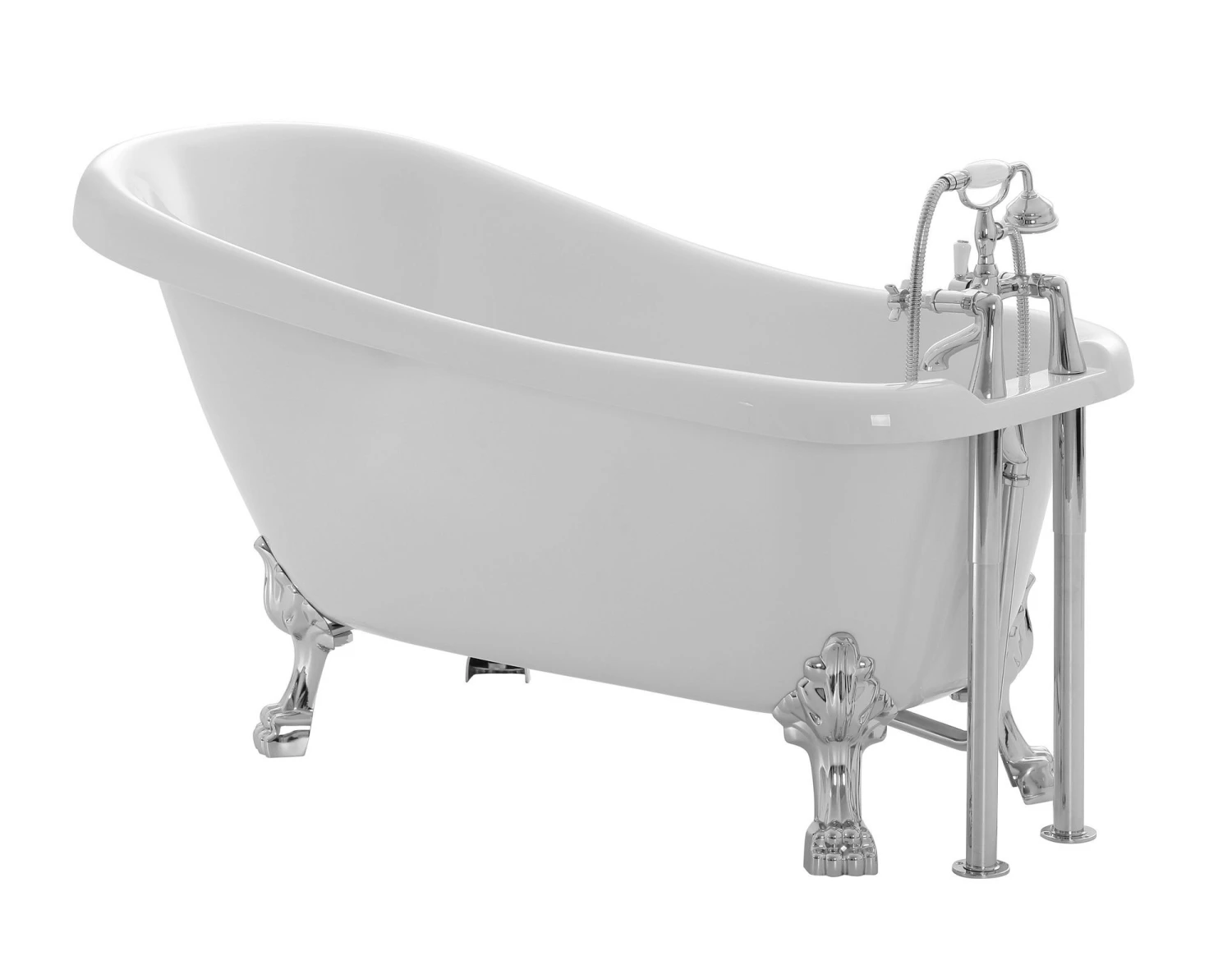 Cooke & Lewis Duchess Acrylic Oval White Freestanding 2 Tap Hole Bath (L)1700mm (W)630mm 3 Cooke & Lewis Duchess Acrylic Oval White Freestanding 2 Tap Hole Bath (L)1700mm (W)630mm