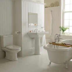 Cooke & Lewis Duchess Classic Silver Effect Bath Feet -Crystal Bathware cooke lewis duchess classic silver effect bath feet03828298 01i