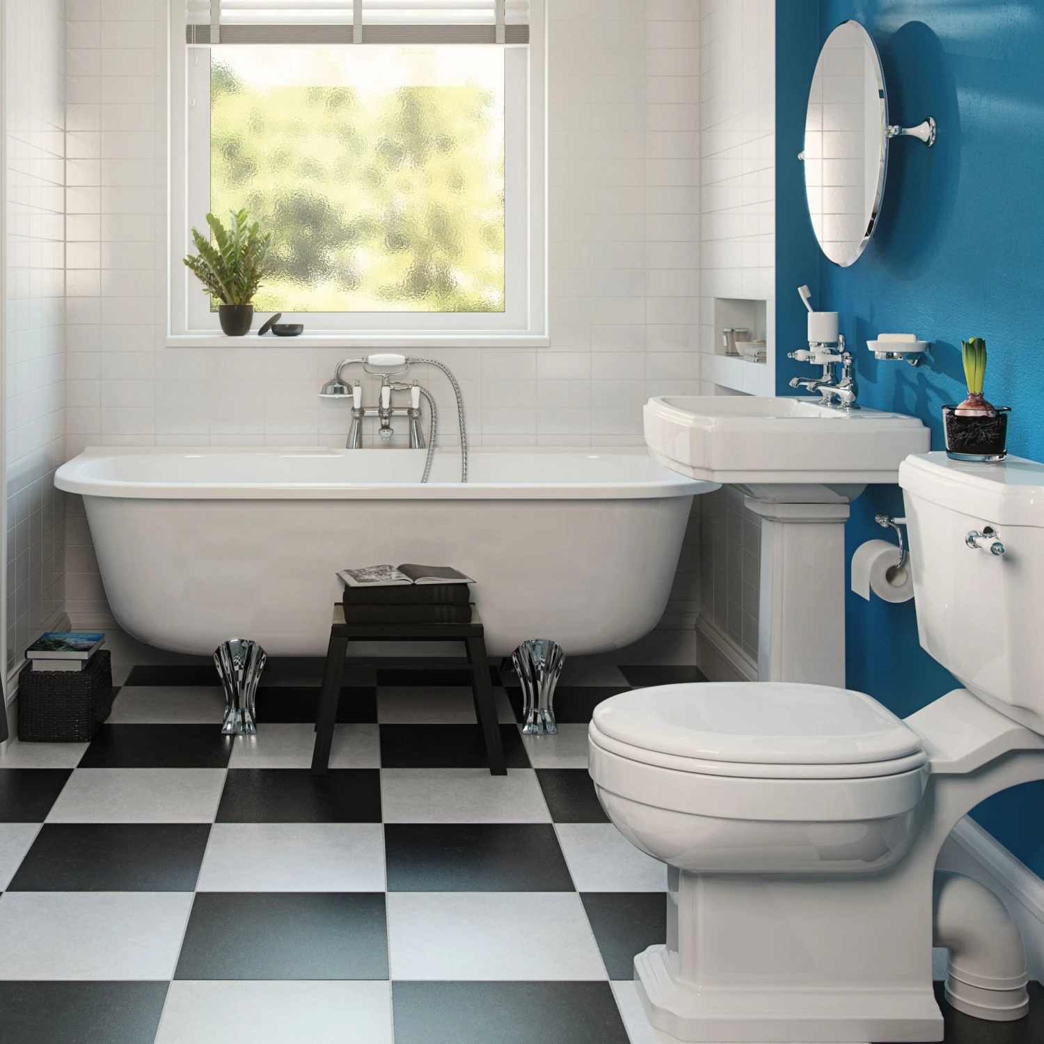 Cooke & Lewis Duchess Ridged Silver Effect Bath Feet 6 Cooke & Lewis Duchess Ridged Silver Effect Bath Feet - Image 4