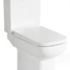 Cooke & Lewis Fabienne Alpine White Close-coupled Toilet With Soft Close Seat -Crystal Bathware cooke lewis fabienne alpine white close coupled toilet with soft close seat5397007223910 01bq