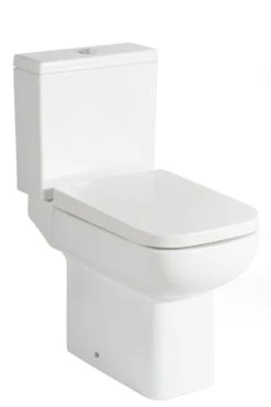 Cooke & Lewis Fabienne Alpine White Close-coupled Toilet With Soft Close Seat