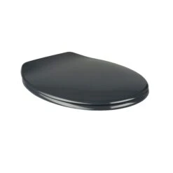 Cooke & Lewis Genoa Grey Standard Soft Close Toilet Seat -Crystal Bathware cooke lewis genoa grey standard soft close toilet seat3663602904069 04bq