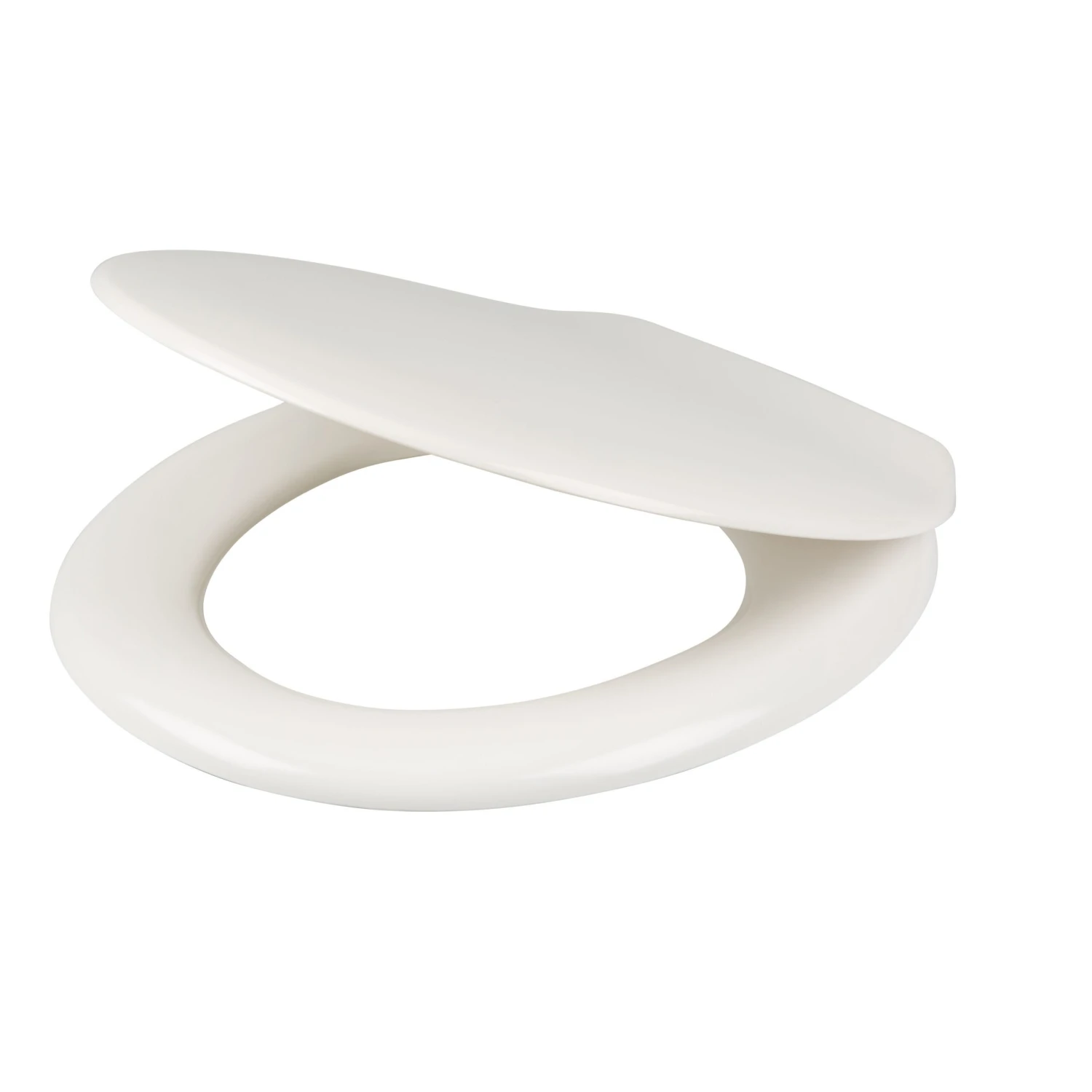 Cooke & Lewis Genoa White Standard Soft Close Toilet Seat 3 Cooke & Lewis Genoa White Standard Soft Close Toilet Seat