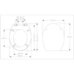 Cooke & Lewis Genoa White Standard Soft Close Toilet Seat 18 Cooke & Lewis Genoa White Standard Soft Close Toilet Seat -Crystal Bathware cooke lewis genoa white standard soft close toilet seat3663602904052 07bq