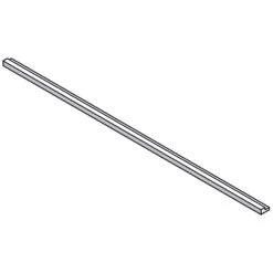 Cooke & Lewis Gloss White Cornice, (L)2500mm