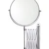 Cooke & Lewis Greenhill Chromée Round Bathroom Mirror (H)405mm (W)225mm -Crystal Bathware cooke lewis greenhill chromee round bathroom mirror h 405mm w 225mm3663602941699 01bq