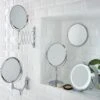 Cooke & Lewis Hayle Gris Round Bathroom Mirror (H)310mm (W)225mm 1 Cooke & Lewis Hayle Gris Round Bathroom Mirror (H)310mm (W)225mm -Crystal Bathware cooke lewis hayle gris round bathroom mirror h 310mm w 225mm3663602942245 01i bq