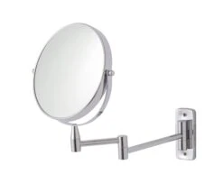 Cooke & Lewis Hayle Gris Round Bathroom Mirror (H)310mm (W)225mm -Crystal Bathware cooke lewis hayle gris round bathroom mirror h 310mm w 225mm3663602942245 02bq
