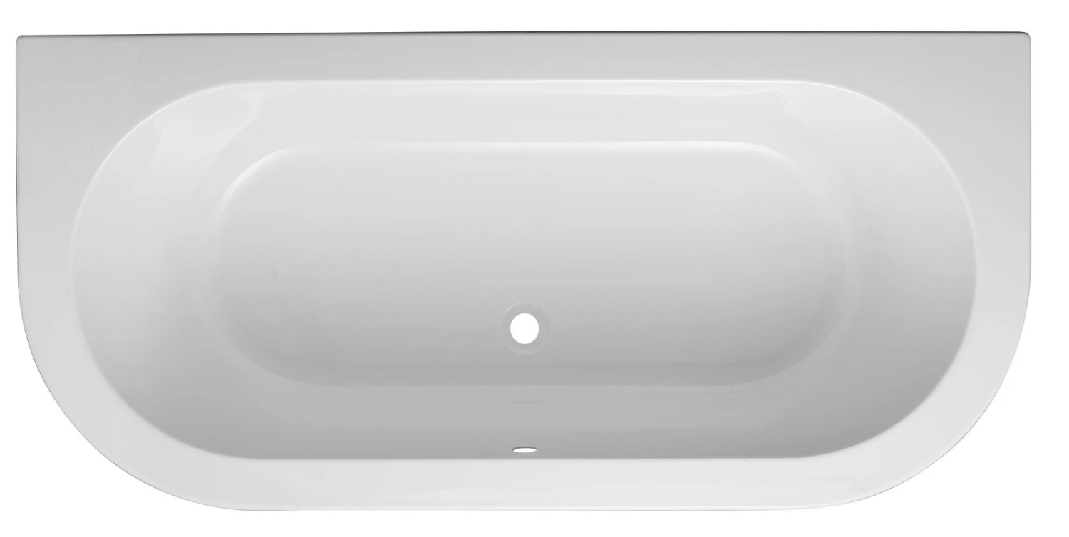 Cooke & Lewis Helena Acrylic Oval White Curved 0 Tap Hole Bath (L)1700mm (W)800mm 3 Cooke & Lewis Helena Acrylic Oval White Curved 0 Tap Hole Bath (L)1700mm (W)800mm