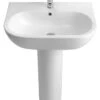 Cooke & Lewis Helena Full Pedestal Basin -Crystal Bathware cooke lewis helena full pedestal basin04000808 01bq