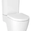 Cooke & Lewis Helena White Close-coupled Toilet With Soft Close Seat -Crystal Bathware cooke lewis helena white close coupled toilet with soft close seat04084549 03c BQ