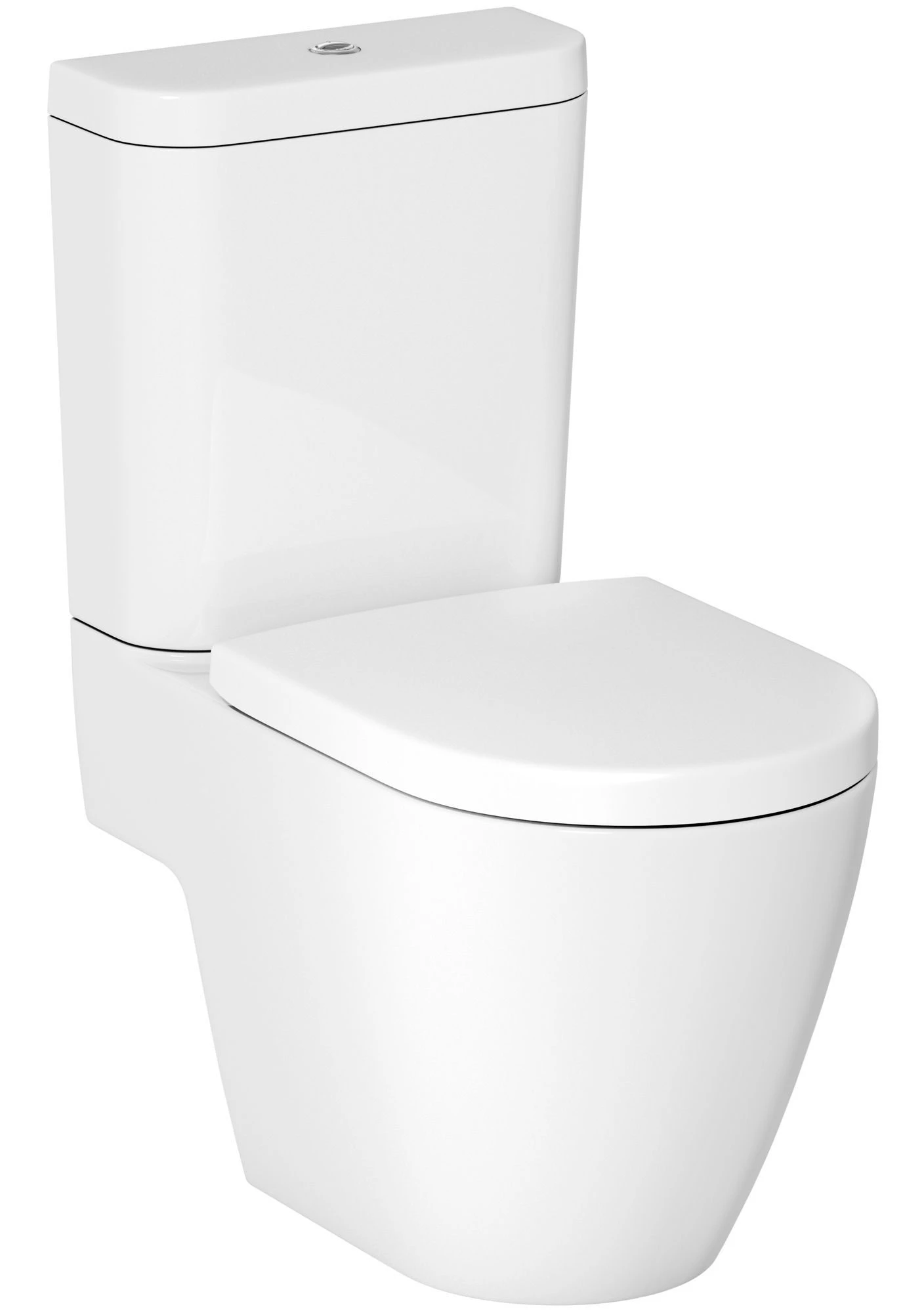 Cooke & Lewis Helena White Close-coupled Toilet With Soft Close Seat 3 Cooke & Lewis Helena White Close-coupled Toilet With Soft Close Seat