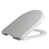 Cooke & Lewis Helena White Top Fix Soft Close Toilet Seat -Crystal Bathware cooke lewis helena white top fix soft close toilet seat03838174 01c